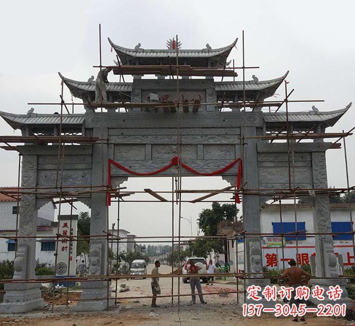 周口石牌坊雕塑