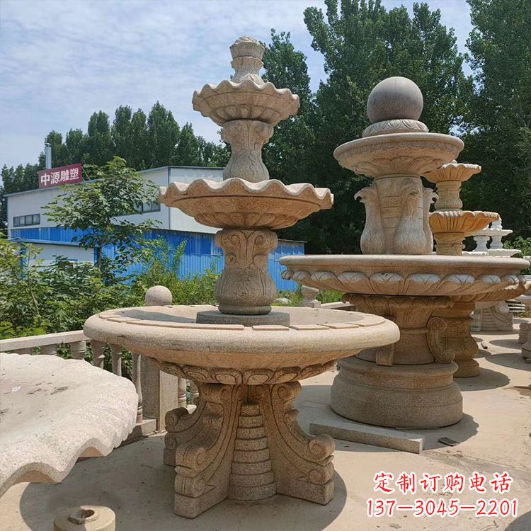周口石喷泉 石雕刻