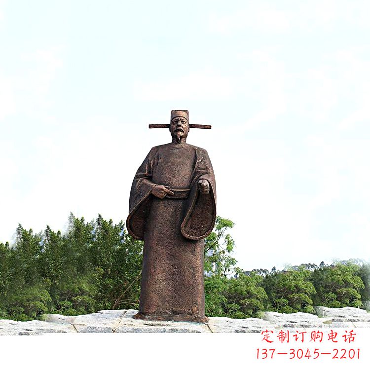 周口世界法医学鼻祖纯铜宋慈公园景区终归历史名人雕像
