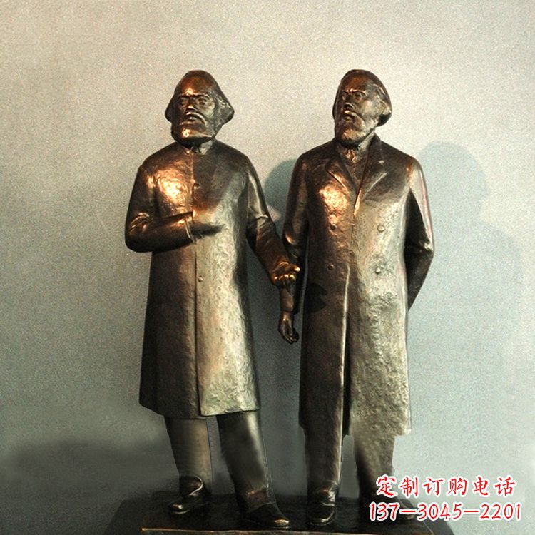 周口世纪伟人马克思和恩格斯雕塑