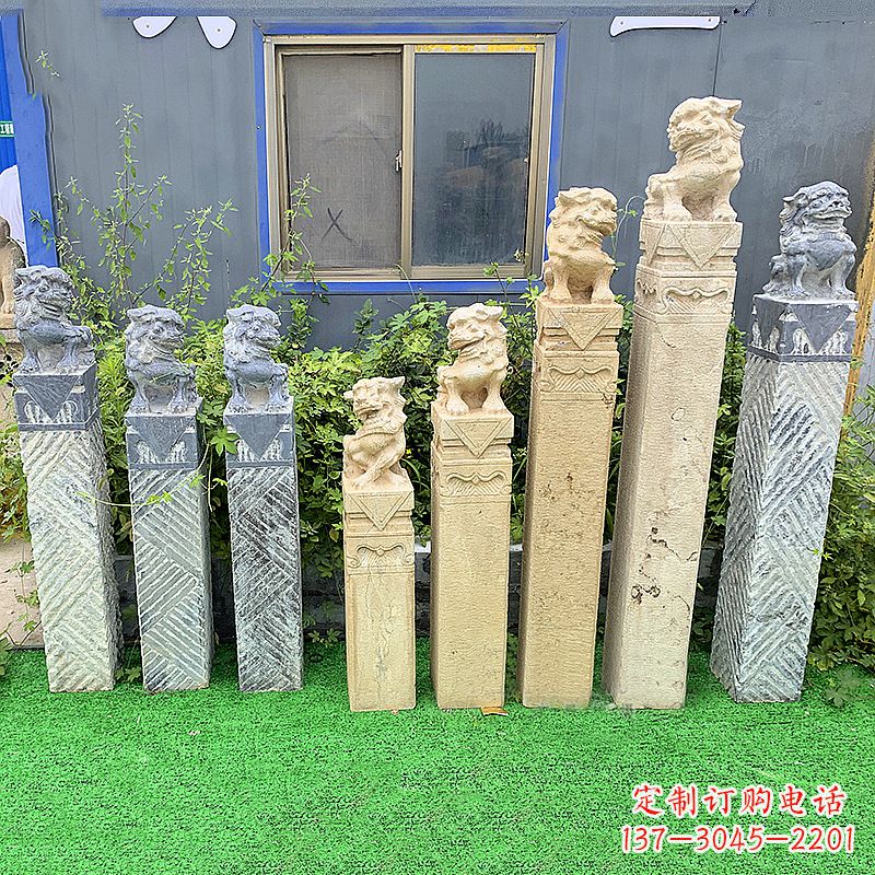 周口拴马桩狮子