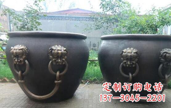 周口水缸寺庙景观铜雕