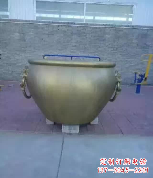 周口水缸铜雕塑