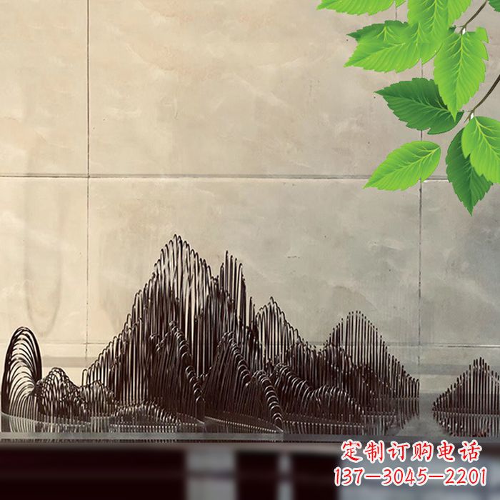 周口水景水池不锈钢假山雕塑