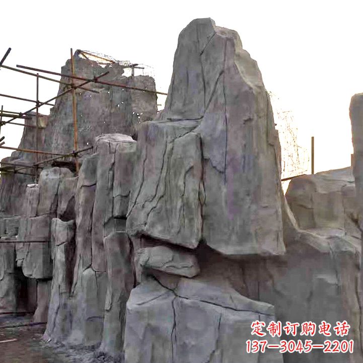 周口水泥塑石假山雕塑