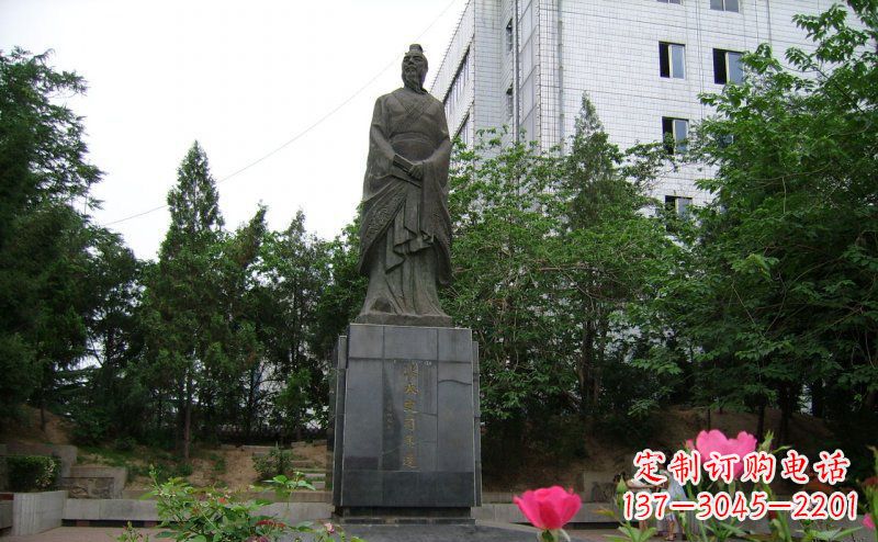 周口司马迁古代名人铜雕