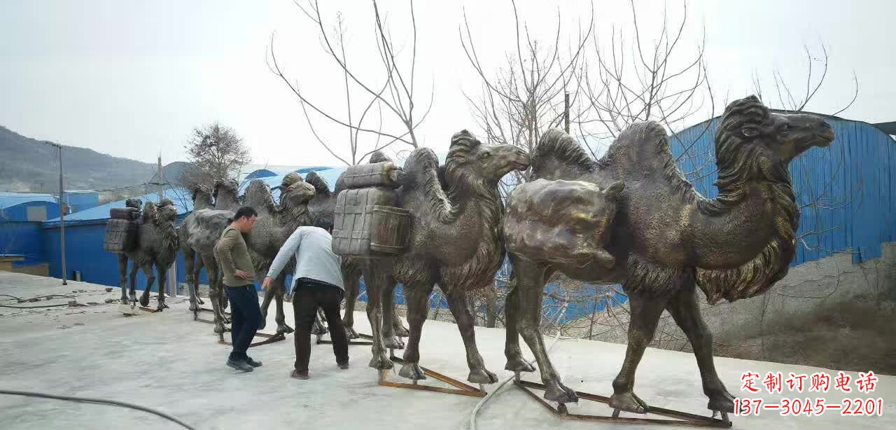 周口丝绸之路骆驼雕塑