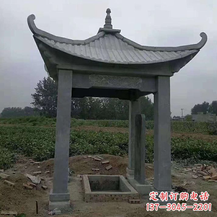 周口四角庭院石凉亭
