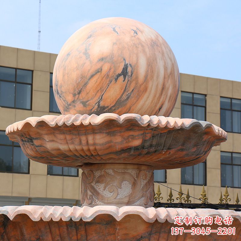 周口四平石材风水球