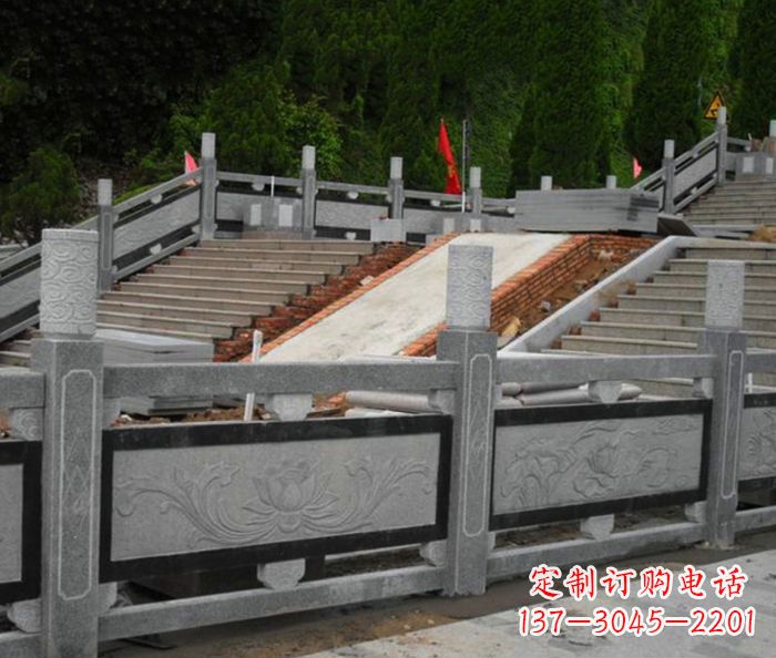 周口寺庙景观仿古石栏板 (2)