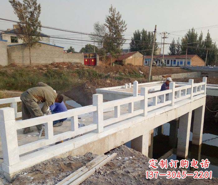 周口寺庙景观汉白玉栏板石雕