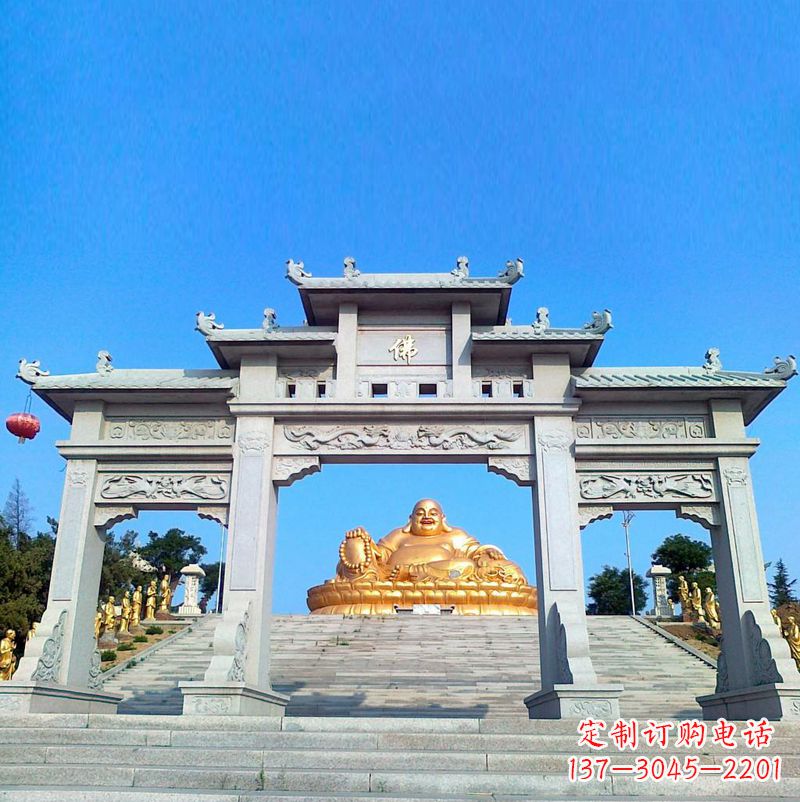 周口寺庙石雕牌坊