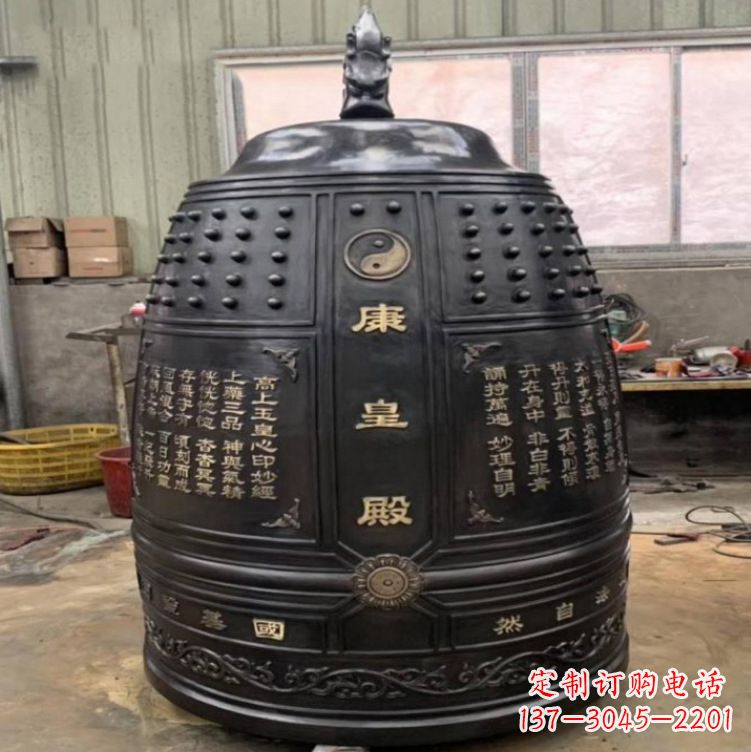 周口寺庙铜雕挂钟