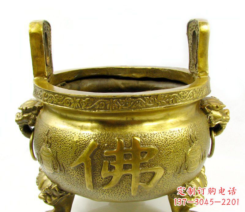 周口寺庙香炉铜雕 (6)