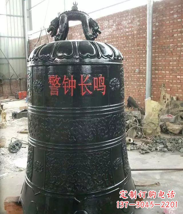 周口寺庙铸铜钟铜雕 (4)