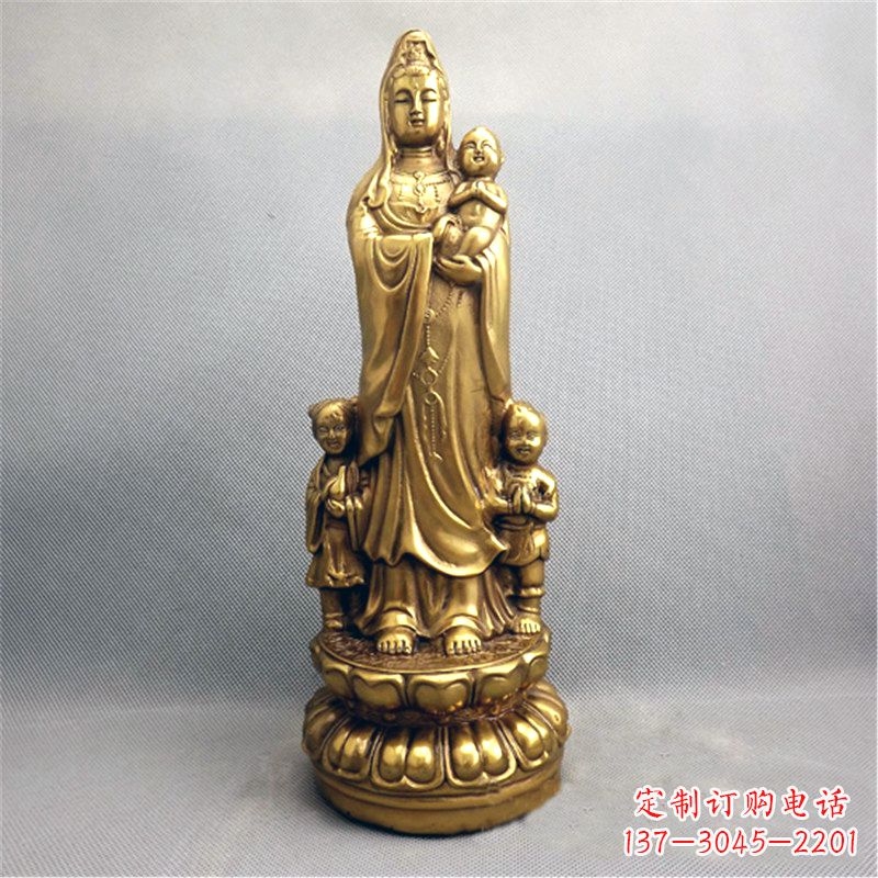 周口送子观音纯铜雕塑