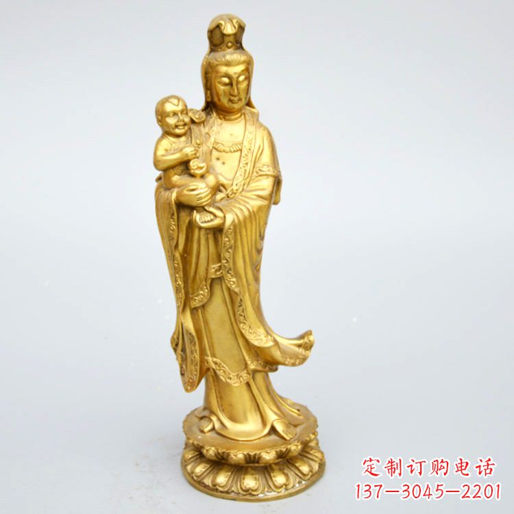 周口送子观音铜雕