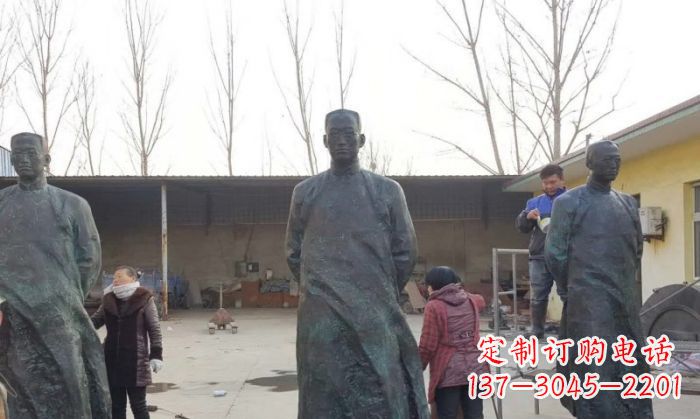 周口陶行知人物铜雕 (3)