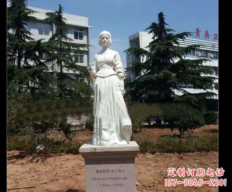 周口提灯天使弗洛伦斯·南丁格尔石雕 (3)