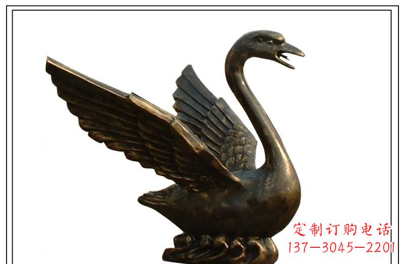 周口天鹅喷泉铜雕