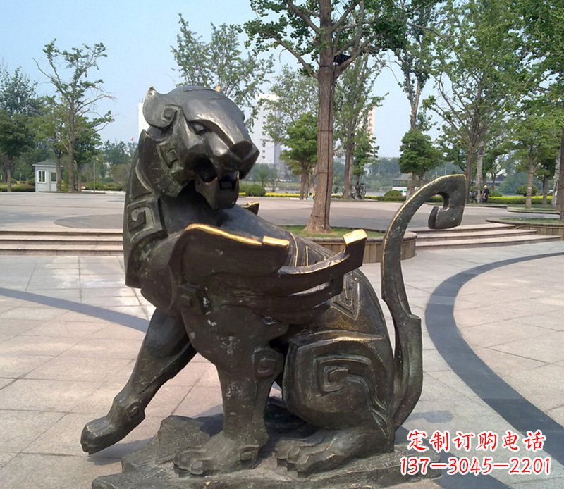 周口铜雕抽象十二生肖