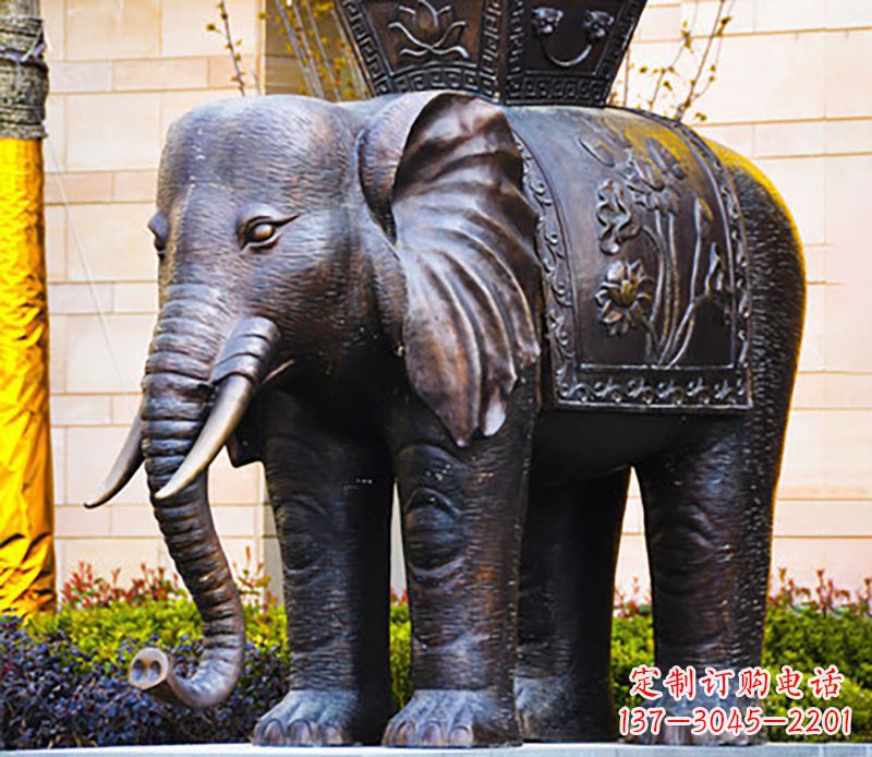 周口铜雕大象