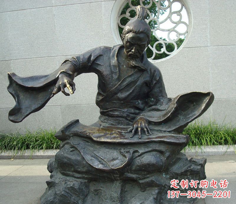 周口铜雕弹钢琴