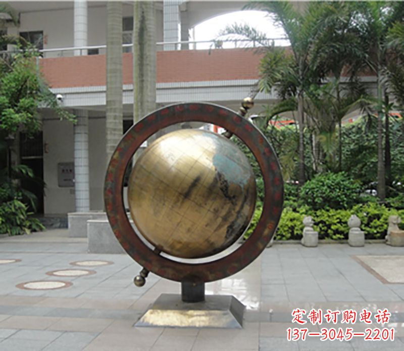 周口铜雕地球仪