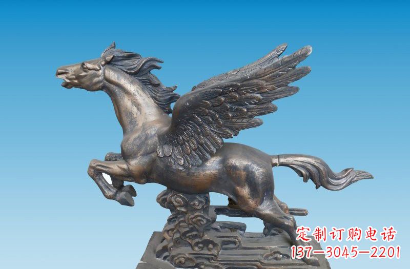 周口铜雕飞马222