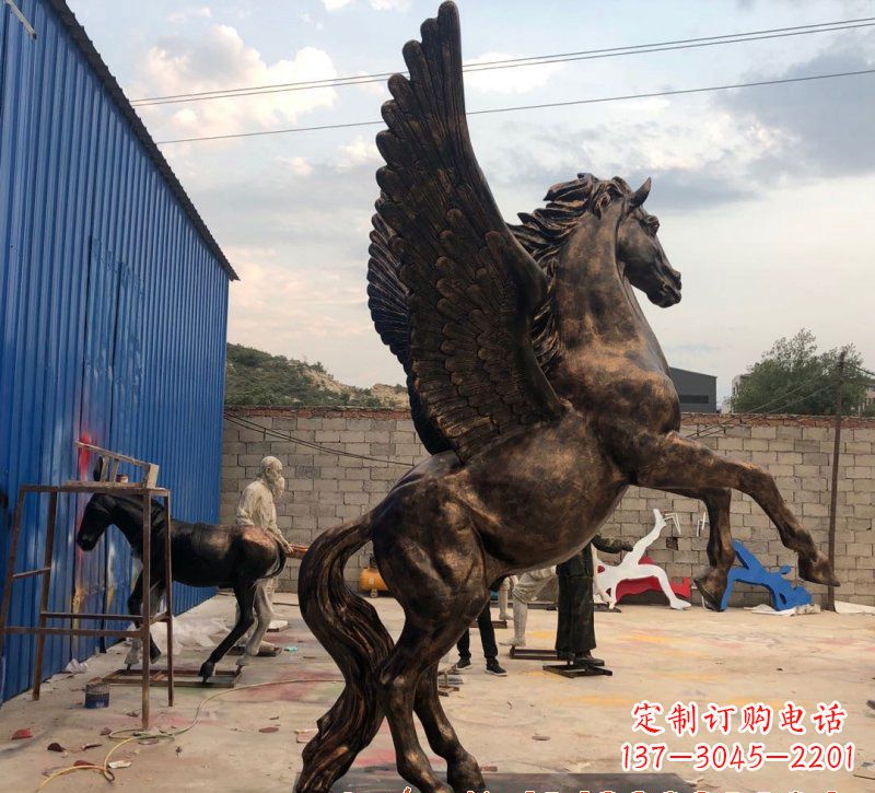 周口铜雕飞马雕塑