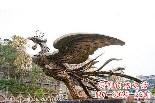 周口铜雕凤凰