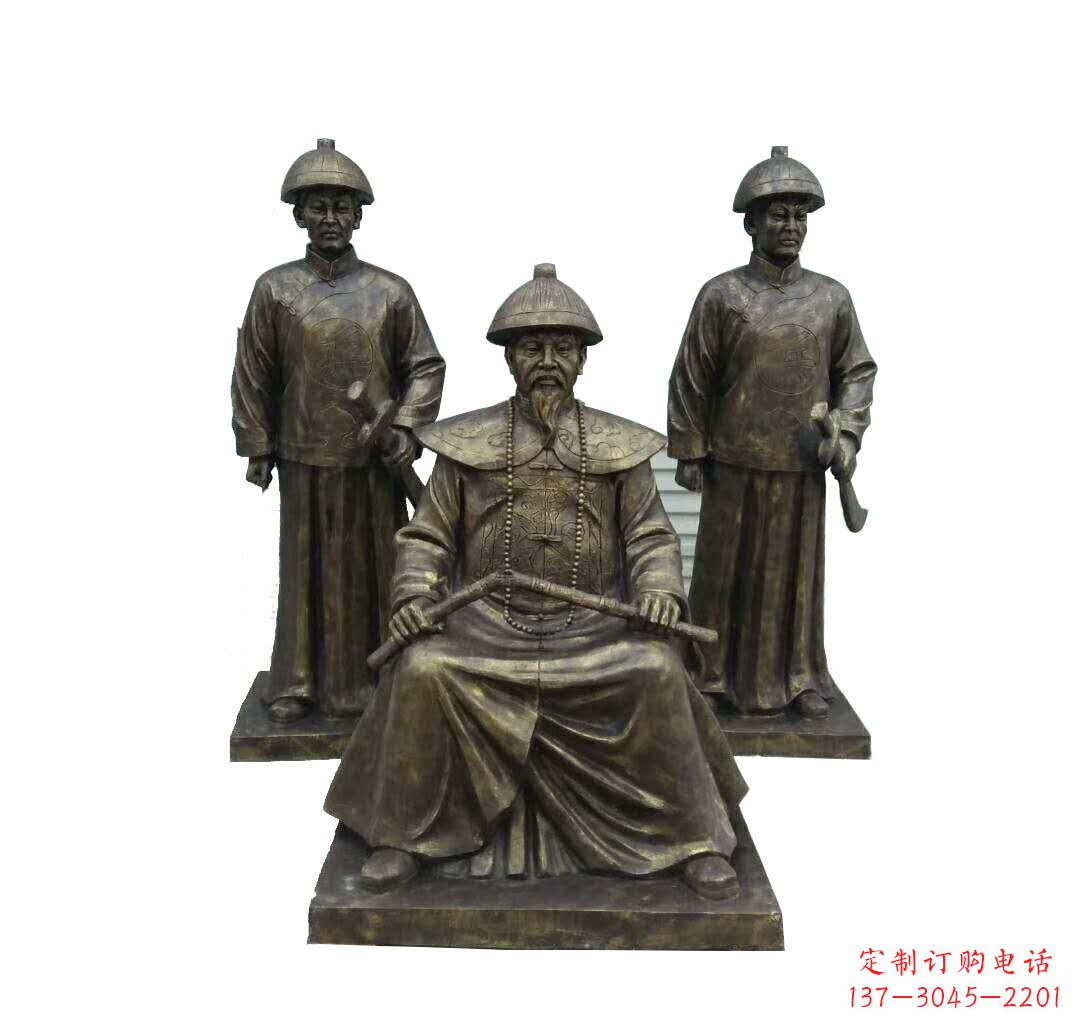 周口铜雕古代名人林则徐