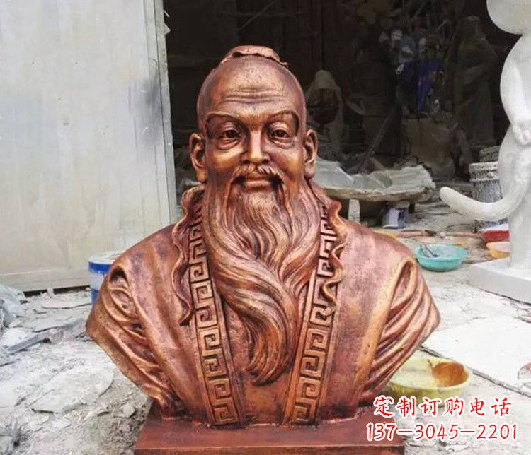 周口铜雕古代孙思邈人物雕塑
