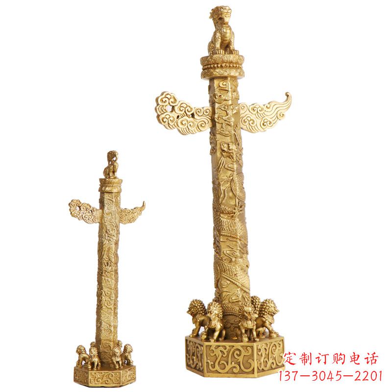 周口铜雕华表柱