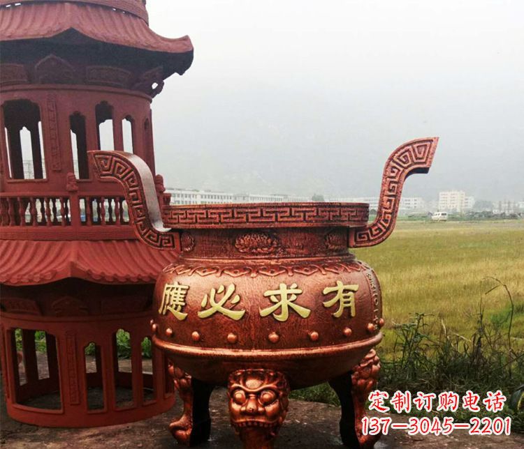 周口铜雕景观香炉