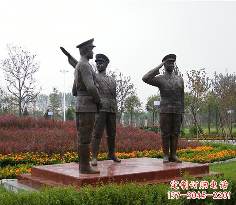 周口铜雕警察铜雕