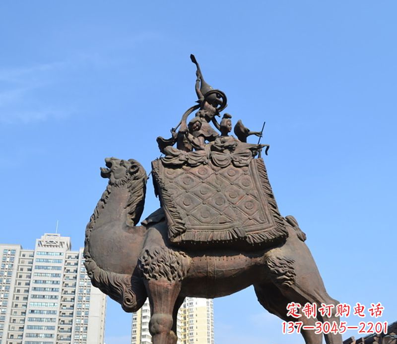 周口铜雕骆驼