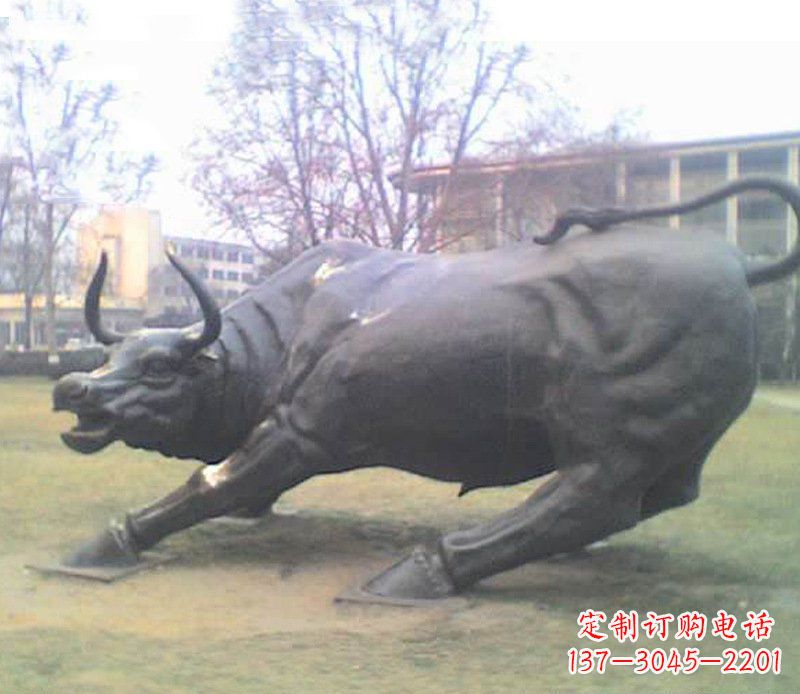 周口铜雕牛广场动物景观摆件 (2)