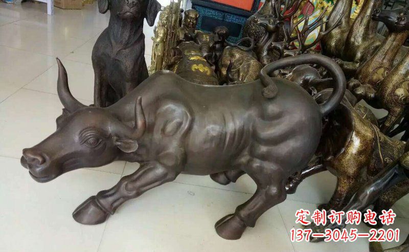 周口铜雕牛广场动物景观摆件 (5)