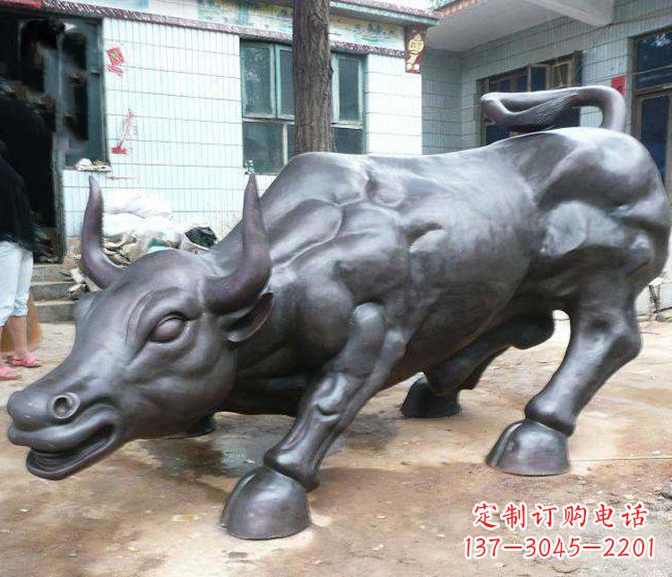 周口铜雕牛广场动物景观摆件 (3)
