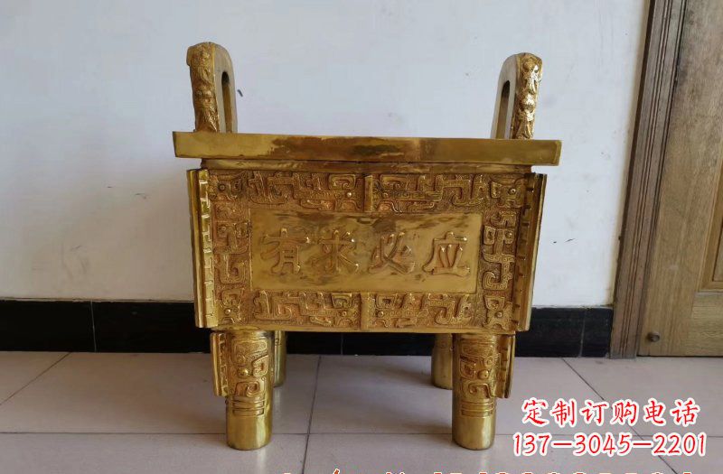周口铜雕香炉雕塑