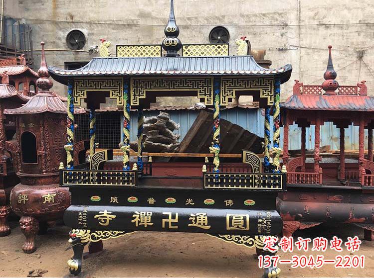 周口铜雕像铁香炉
