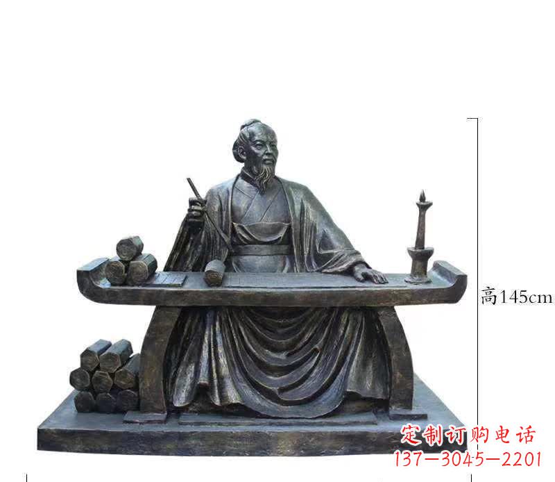 周口铜雕张仲景人物