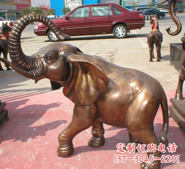 周口铜雕长鼻大象