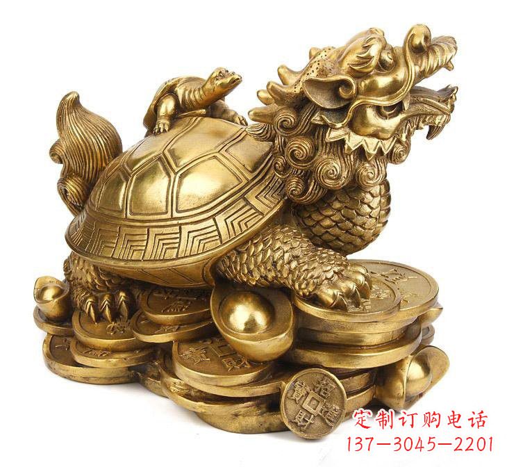 周口铜雕招财龙龟