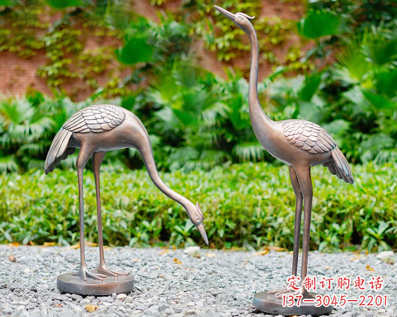 周口推荐仿真仙鹤动物雕塑