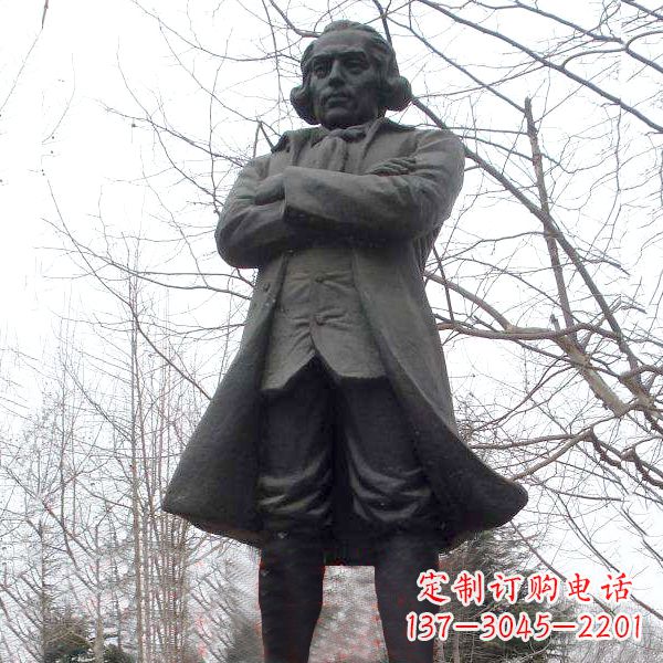 周口瓦特公园铜雕塑像