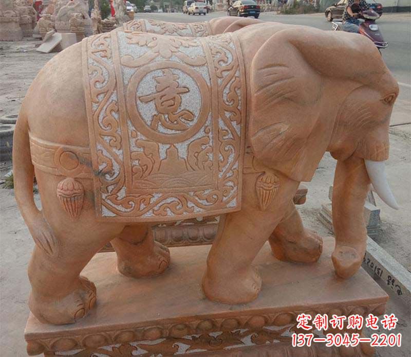 周口晚霞红如意动物大象