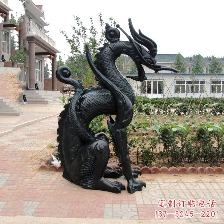 周口西方龙动物神兽雕塑