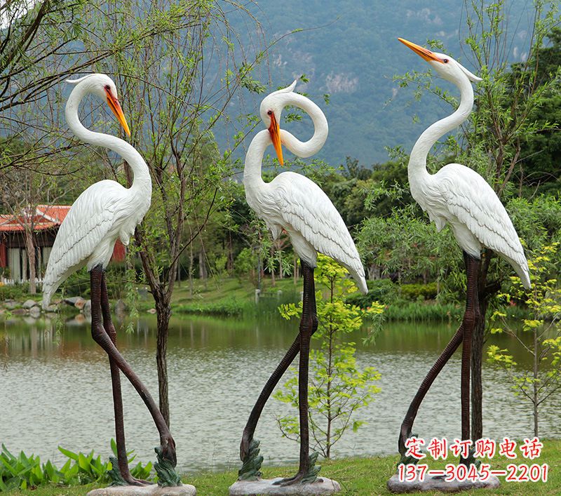 周口仙鹤的雕塑